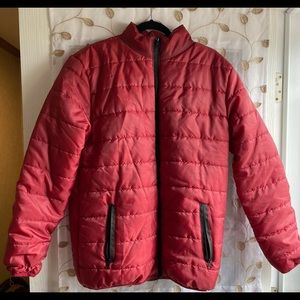 Beautiful Burgundy Large puffy Coat
